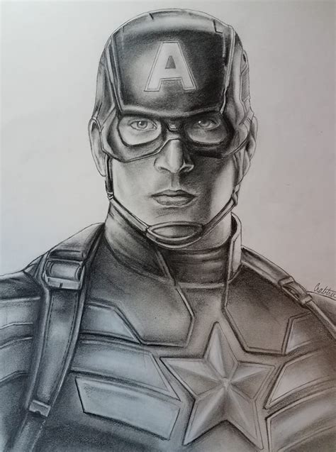 easy captain america drawing|captain america pencil drawing.